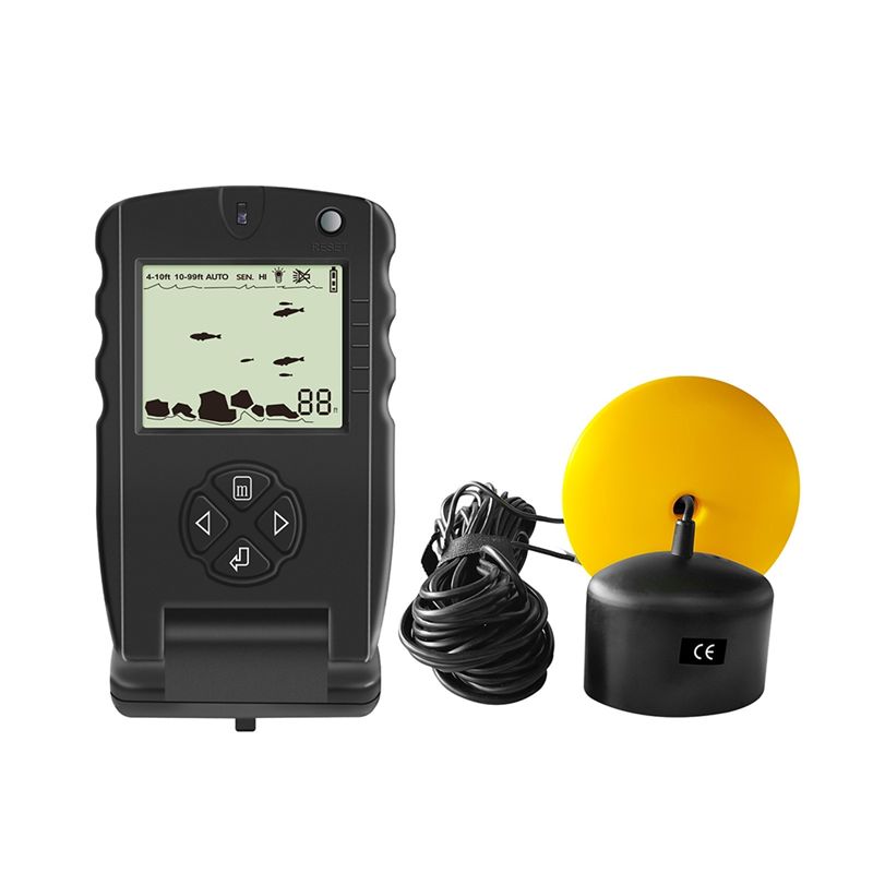 新しいポータブル魚群探知機、アイスフィッシングソナーエコーサ - Fish Finder Portable のレビューと価格