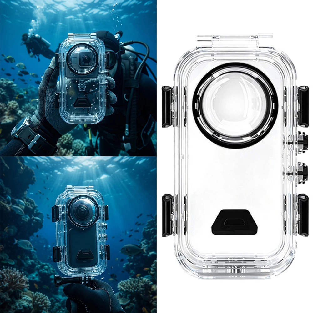 Insta360 X6カメラ用60M防水ダイブハウジングケー - Underwater Camera のレビューと価格