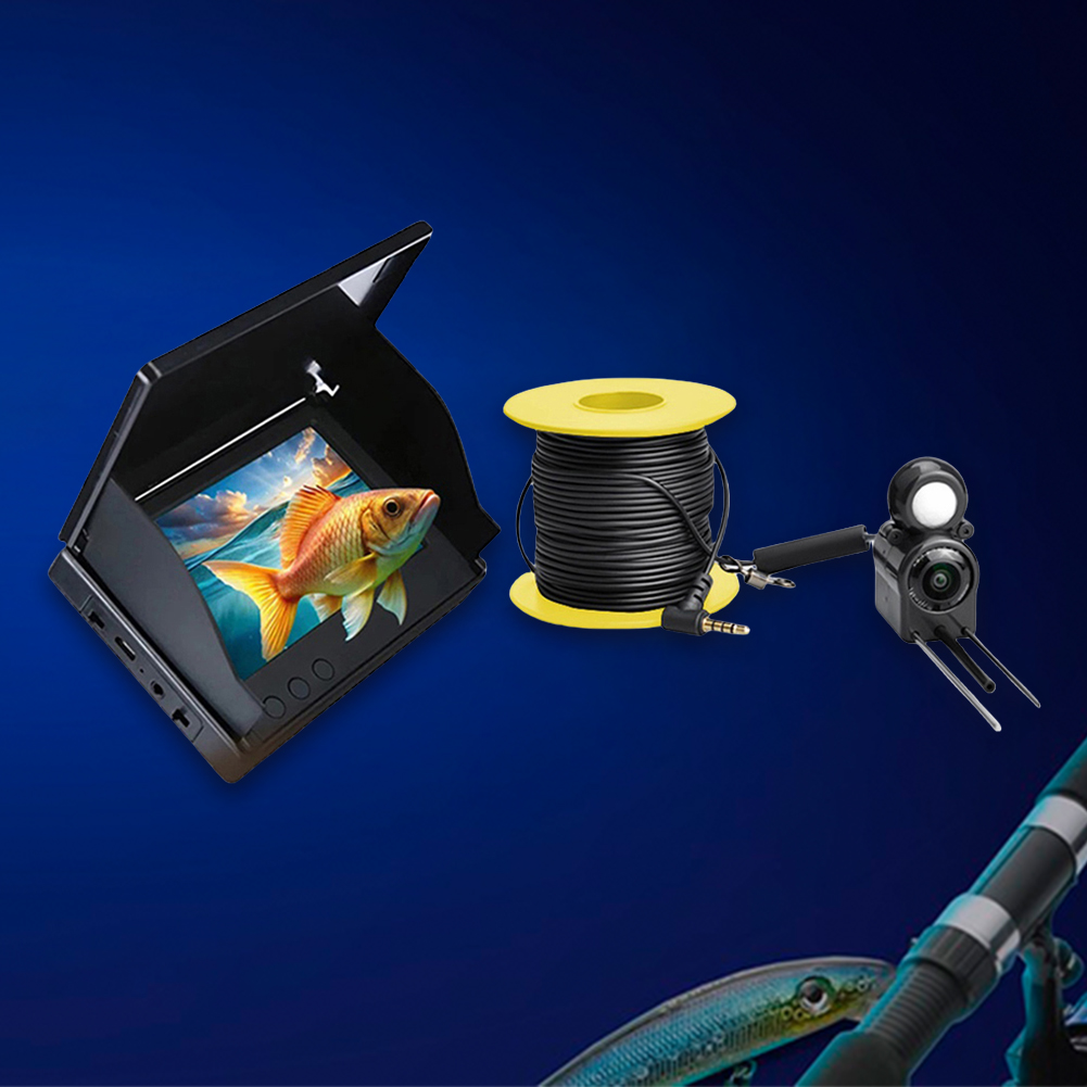 水中釣りカメラ 4.3インチ IPSモニター ポータブルビデ - Fish Finder Portable のレビューと価格