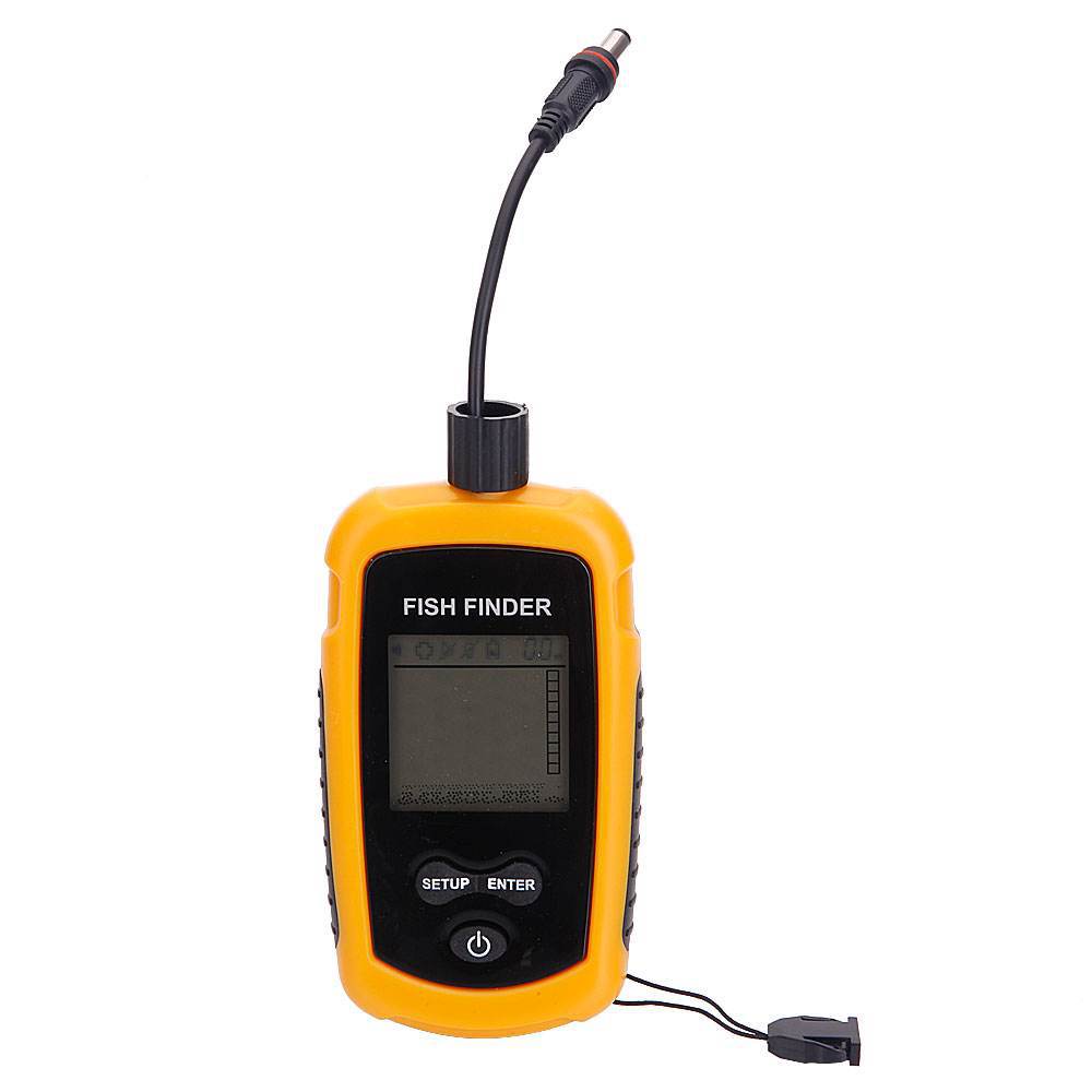 アラーム付き100Mポータブルソナー魚群探知機 ソナー範囲エ - Fish Finder Portable のレビューと価格