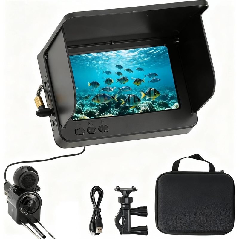 A64T-水中釣り用探知カメラ：220 ° 広角レンズ/携帯 - Fish Finder Portable のレビューと価格