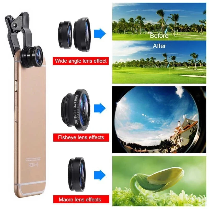 iPhone、Xiaomi、Redmi対応 3in1魚眼広角 - Fishing Camera のレビューと価格